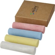 Miniatyrbilde 4 av Naturhvit Screech Fargekritt 4 Deler