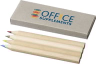 Miniatyrbilde 3 av Lys grå Tullik Fargeblyantsett i 4 Deler