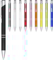 Miniatyrbilde 2 av Blå Moneta Anodisert Aluminium Blått Blekk Kulepenn