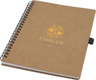 Miniatyrbilde 4 av Naturhvit Cobble A5 Wire-O Resirkulert Notatbok med Spiral