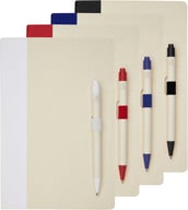 Miniatyrbilde 3 av Blå Dairy Dream A5 Notatbok av Resirkulerte Melkekartonger med Kulepenn