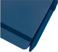 Miniatyrbilde 5 av Havblå Thalaasa A6 Notatbok med Hardt Omslag av Havbundet Plast og Kulepenn