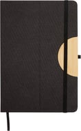 Miniatyrbilde 1 av Solid svart Laura A5 Gavesett med Notatbok og Kulepenn