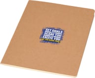 Miniatyrbilde 4 av Naturhvit Slyk A5 Kraftpapp Linjert Notatbok