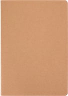 Miniatyrbilde 1 av Naturhvit Slyk A5 Kraftpapp Linjert Notatbok