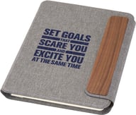 Miniatyrbilde 5 av Grå Andean A5 RPET Dokumentmappe med Notatbok