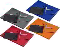 Miniatyrbilde 3 av Grå Pieter 50x100 cm GRS Ultralett og Raskttørkende Sportshåndkle