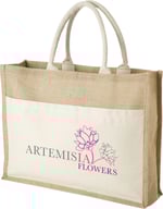 Miniatyrbilde 2 av Naturhvit/Natur Mumbay Jute 18L Shoppingbag