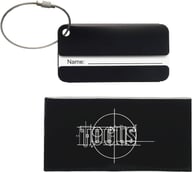 Miniatyrbilde 1 av Solid svart Discovery Aluminium Adresselappholder