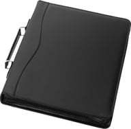 Miniatyrbilde 2 av Solid svart Ebony A4 Dokumentveske/-mappe