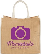 Miniatyrbilde 4 av Naturhvit/Hvit Harry Jute 25L Shoppingbag