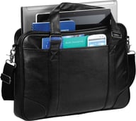 Miniatyrbilde 3 av Solid svart Oxford Vinyl 15,6" Vinyl PC-veske