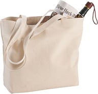 Miniatyrbilde 4 av Natur Ningbo 320 g/m2 Bomull 15L Shoppingbag med Glidelås