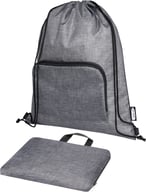 Miniatyrbilde 5 av Lynggrå/Solid svart Ash RPET Sammenleggbar 7L Gympose