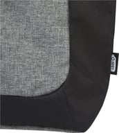 Miniatyrbilde 4 av Solid svart/Lynggrå Reclaim 600D GRS Resirkulert Polyester 15L Shoppingbag med Glidelås