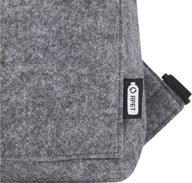 Miniatyrbilde 5 av Mellomgrå Felta GRS Resirkulert Filt 13L Rulletopp Sykkelveske