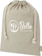 Miniatyrbilde 4 av Melert blå Pheebs 150 g/m2 GRS Resirkulert Bomull 4L Gavepose