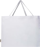 Miniatyrbilde 1 av Hvit Odessa 220 g/m2 GRS Resirkulert Bomull 40L Shoppingbag