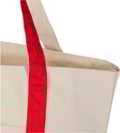 Miniatyrbilde 5 av Marineblå/Naturhvit Sam 320 g/m2 GRS Resirkulert Bomull 15L  Shoppingbag