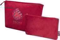 Miniatyrbilde 4 av Burgunder Swift RPET Fløyel Toalettmappesett