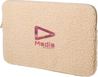 Miniatyrbilde 4 av Naturhvit Bear RPET Sherpa 2L Laptop Sleeve