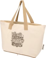 Miniatyrbilde 5 av Naturhvit/Kongeblå Sierra 140 g/m² Resirkulert Bomull 12L Handlenett