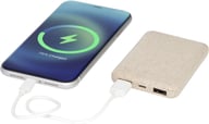 Miniatyrbilde 5 av Beige Asama 5000 mAh Hvetehalm Powerbank