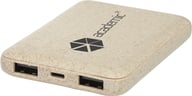 Miniatyrbilde 7 av Beige Asama 5000 mAh Hvetehalm Powerbank