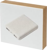 Miniatyrbilde 8 av Beige Asama 5000 mAh Hvetehalm Powerbank