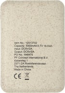 Miniatyrbilde 1 av Beige Asama 5000 mAh Hvetehalm Powerbank