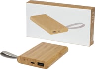 Miniatyrbilde 3 av Naturhvit Tulda 5000 mAh Bambus Powerbank
