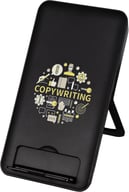 Miniatyrbilde 4 av Solid svart Loop 10W Resirkulert Plast Telefonstativ og Ladeplate