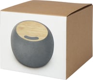 Miniatyrbilde 6 av Naturhvit/Grå Ecofiber 3W Bambus/RPET Bluetooth® Høyttaler og 10W Trådløs Ladematte
