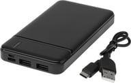 Miniatyrbilde 4 av Solid svart Loop 10.000 mAh Resirkulert Plast  Powerbank