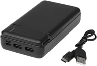 Miniatyrbilde 4 av Solid svart Loop 20.000 mAh Resirkulert Plast  Powerbank