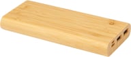 Miniatyrbilde 3 av Naturhvit Tulda 10.000 mAh Bambus Powerbank