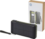 Miniatyrbilde 4 av Militærgrønn Soldy 10,000 mAh RCS Resirkulert Plast  Solcelledrevet Powerbank