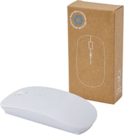 Miniatyrbilde 2 av Hvit Menlo Resirkulert Plast Trådløs Mus