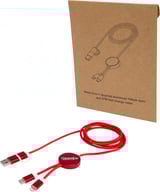 Miniatyrbilde 6 av Kongeblå Alasia 5-i-1 Resirkulert Aluminium og Plast Ladekabel med 27W Hurtiglading