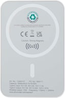 Miniatyrbilde 1 av Hvit Acrab 5000 mAh Resirkulert Plast 15 W Magnetisk Powerbank