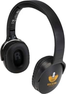 Miniatyrbilde 3 av Solid svart Ancha trådløst Bluetooth® hodetelefoner av resirkulert plast