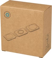 Miniatyrbilde 5 av Hvit Armus 3-i-1 15 W sammenleggbar trådløs lader av resirkulert plast