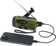 Miniatyrbilde 3 av Militærgrønn Avior RCS nødradio i resirkulert plast