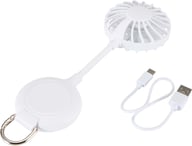 Miniatyrbilde 4 av Hvit Ventio magnetisk bærbar vifte i resirkulert plast