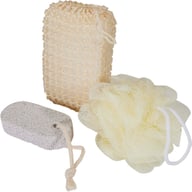 Miniatyrbilde 1 av Naturhvit Harmony 3-delt Badetilbehørsett