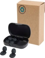 Miniatyrbilde 2 av Solid svart Hush Ørepropper med Etui