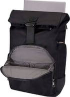 Miniatyrbilde 4 av Solid svart Rhine GRS Resirkulert Nylon Rulletopp  Ryggsekk