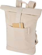 Miniatyrbilde 4 av Marineblå Recanvas 14" GRS resirkulert ryggsekk med rulletopp, 16 L