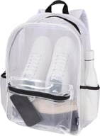 Miniatyrbilde 3 av Hvit Mesh GRS resirkulert ryggsekk 18L