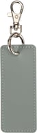 Miniatyrbilde 1 av Grå Resi Plus Resirkulert PU Nøkkelring med Firkantet Anheng